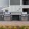 Outside grilling station with two electric grills